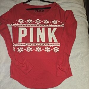 PINK Victoria's Secret Festive Red Sweater